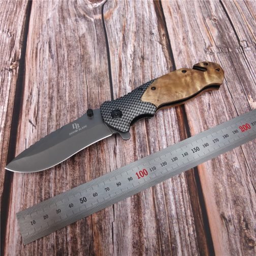 Gray Steel Folding Knife - Image 2