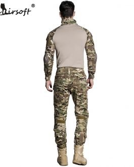 Camouflage Pant With Knee Pads