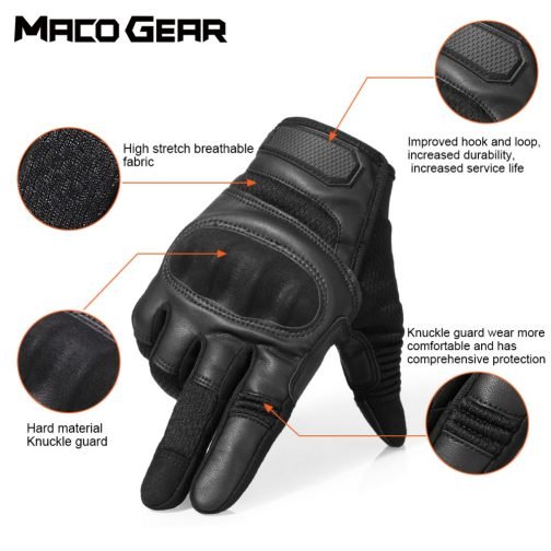 Touch Screen Hard Knuckle Glove - Image 2